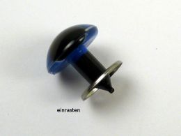 Sicherheitsaugen blau, 10 mm 